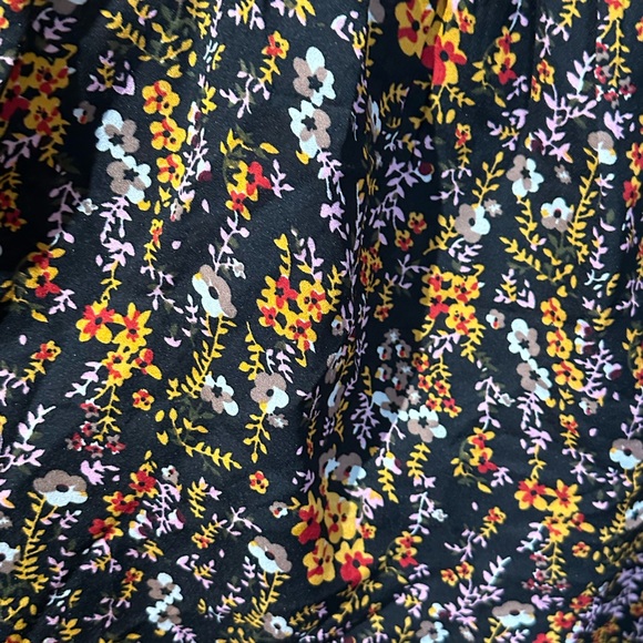 - Black multicoloured Bardot summer dress size 14 newlook new summer holid… - Picture 6 of 11